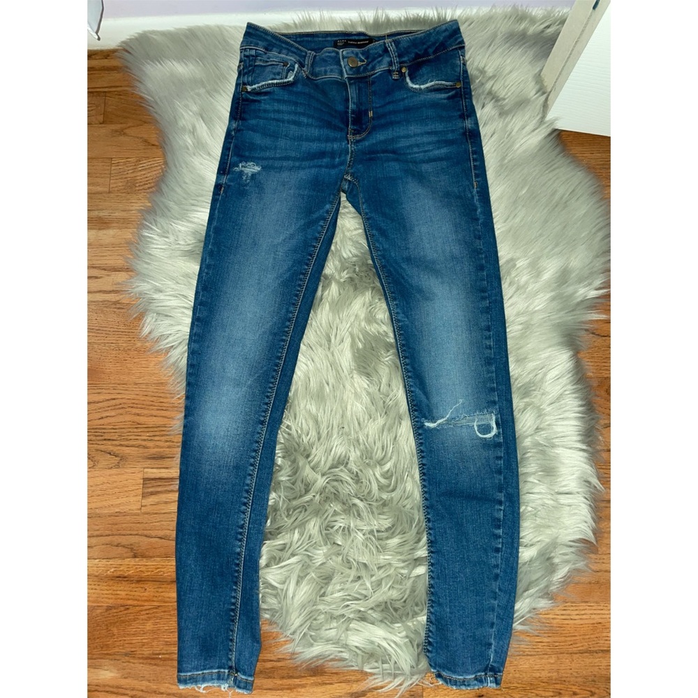 Zara mid rise jeans